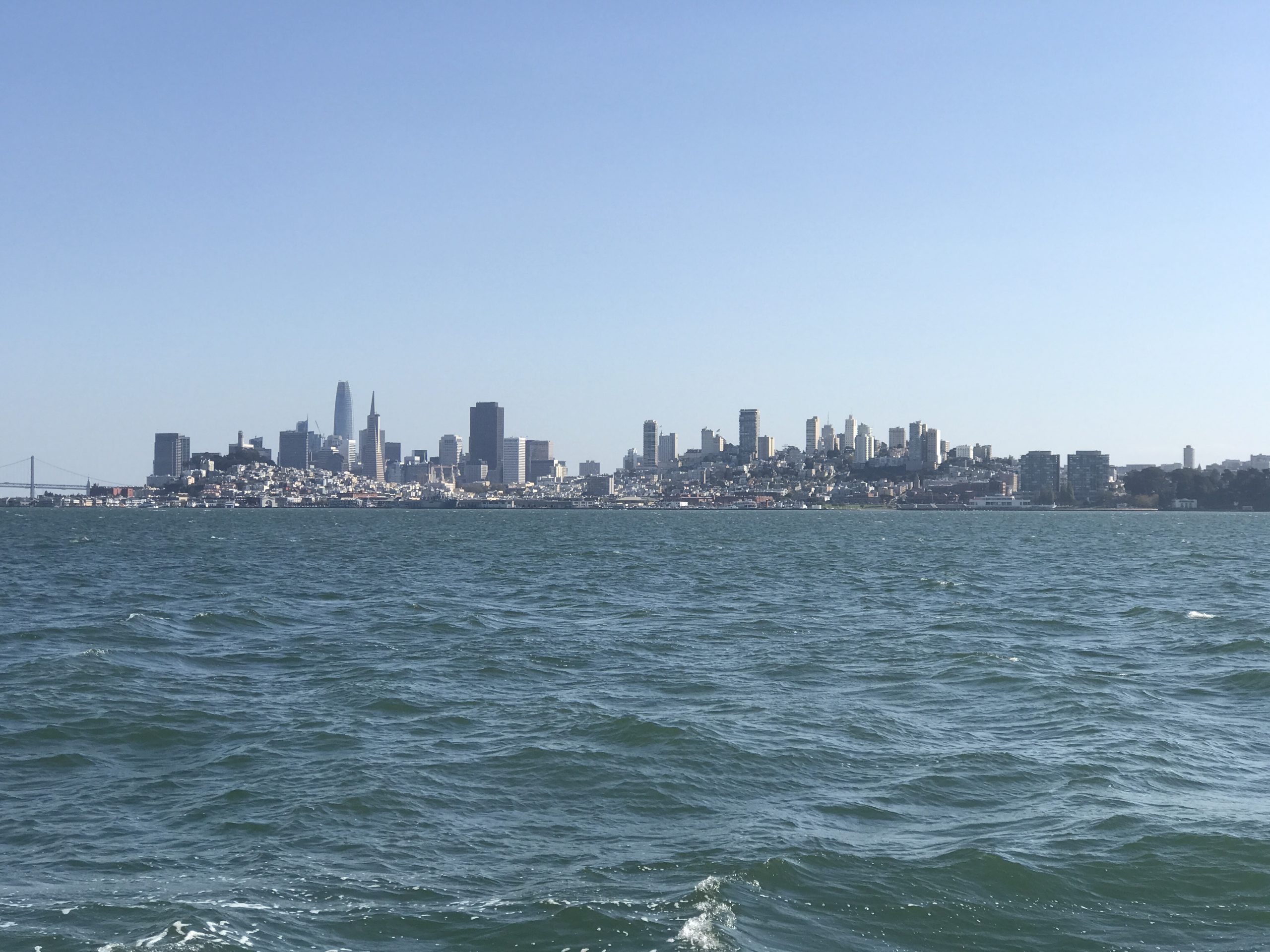 a picture of San Francisco Skyline taken by VANTIQ from the Empress cruise