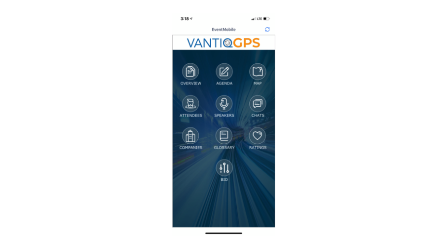 VANTIQ GPS event companion app