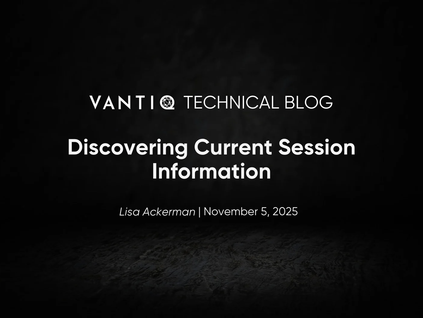 Discovering Current Session Information